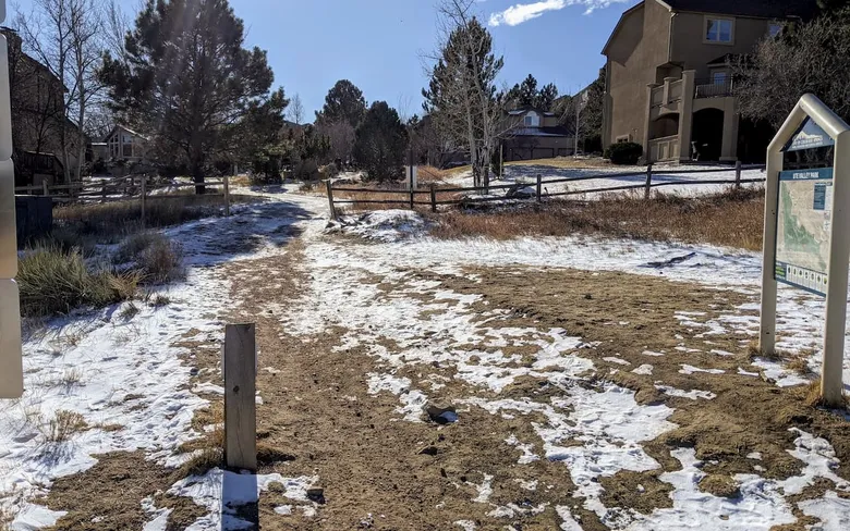 Facing South from Ute Valley Park