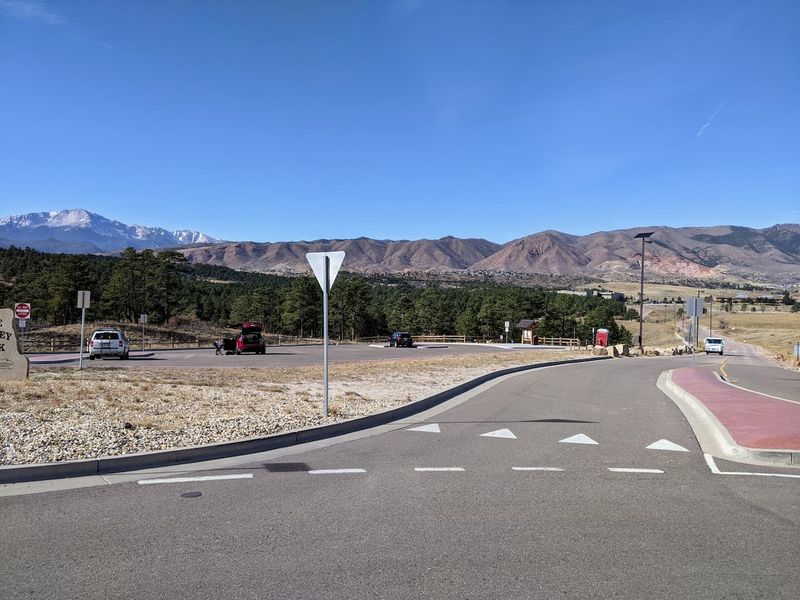 Facing Northwest from Ute Valley Trail roundabout