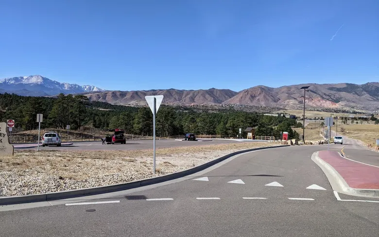 Facing Northwest from Ute Valley Trail roundabout
