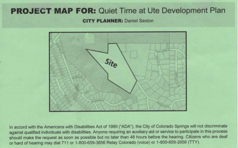 Proposed Development: Quiet Time at Ute
