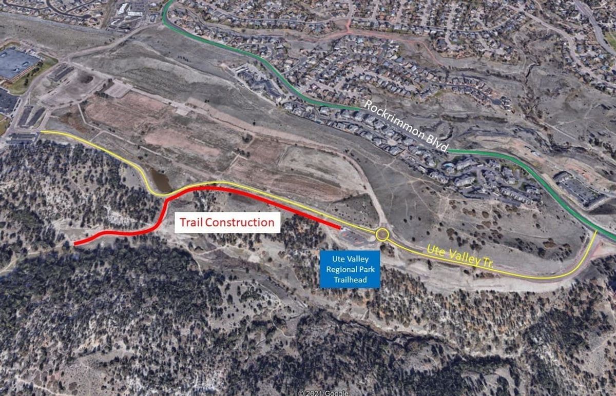 Construction on Ute Valley Park Regional Trail cover image