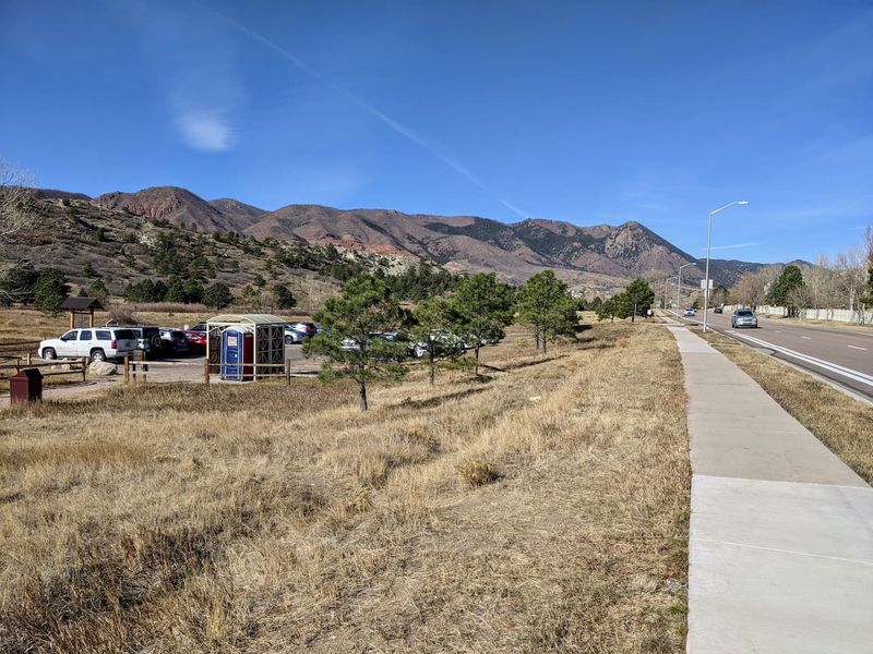 Facing North on Vindicator Drive