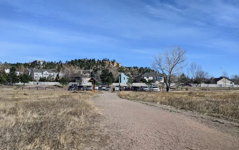 Facing East on Triple Treat trail